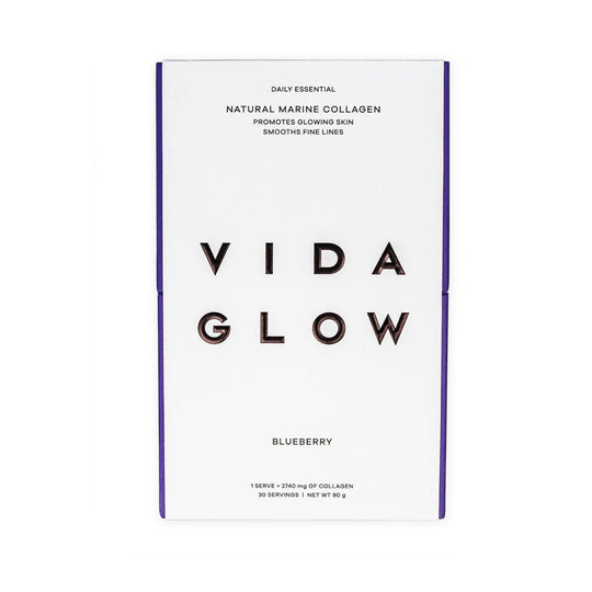 VIDA GLOW - Natural Marine Collagen - Blueberry